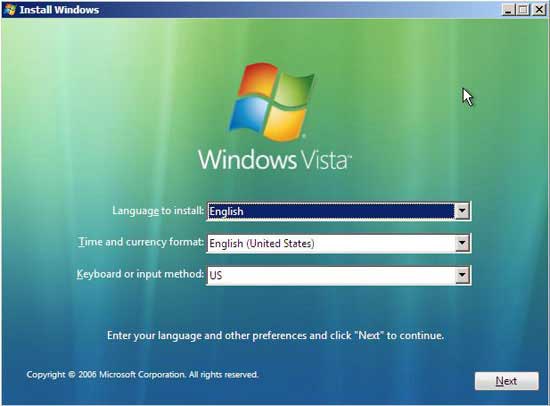 How To Format Windows Vista Using Recovery