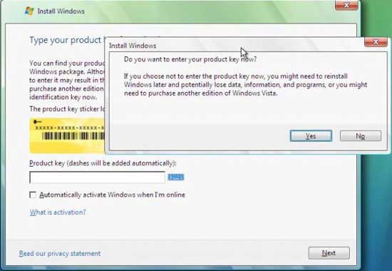 How To Activate Windows Vista Product Key